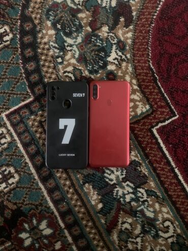 телефон аифон: Samsung Galaxy A11, Б/у, 32 ГБ, цвет - Красный