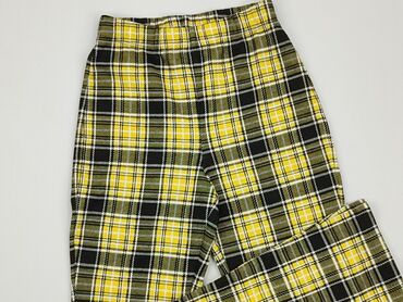 żółty t shirty: Spodnie materiałowe, H&M, XS, stan - Bardzo dobry
