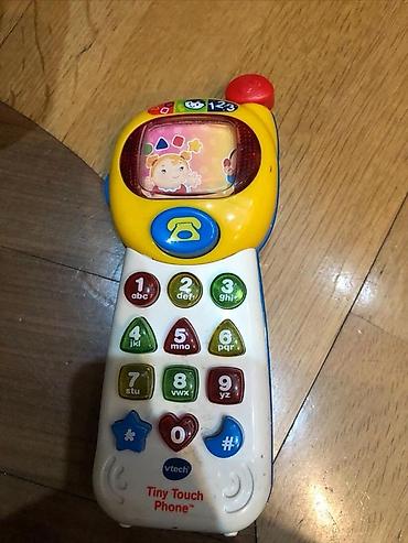 Игрушки: VTech Tiny Touch Phone – körpələr üçün interaktiv oyuncaq telefon — 1