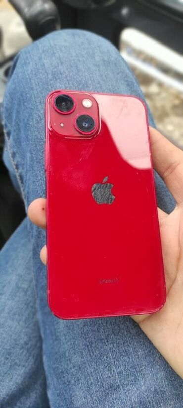 кнопочный телефон apple: IPhone 13, Красный, Face ID