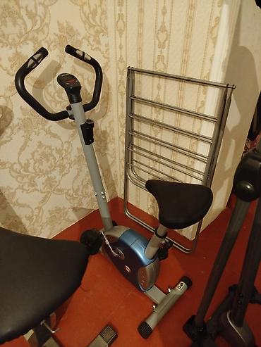 İdman və istirahət: Ev üçün fitnes avadanlıqları dəsti 1) Stasionar velotrenajor - — 1