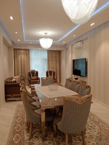 Qonaq otağı dəstləri: Daxili dizayn və mebel paketi – klassik-lüks stil - Geniş qonaq otağı — 20