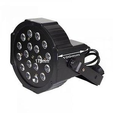 Osvetljenje: LED scenska PAR RGB reflektor lampa – 18x1W - Tip: LED PAR reflektor — 11