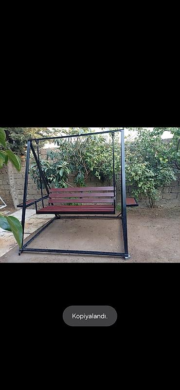 kreditle kombi: Yelləncək Üçü Nəfərlikdi Yenidir satılır qiyməti 300 manat Ünvan Binə — 1