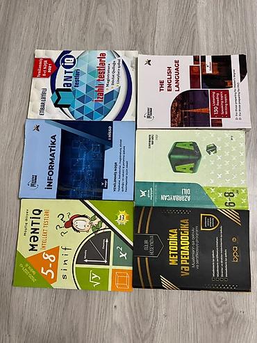 Testlər: Kitab paketi – müxtəlif fənlər və janrlar Tədris və hazırlıq: - — 1