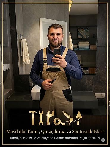 вызов сантехника на дом: Moydadır təmiri, quraşdırılması, santexnika işləri, aspirator — 1