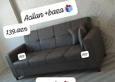 divan dəstləri: Divan, Yeni, Açılan, Bazalı, Parça, Ödənişli çatdırılma — 1