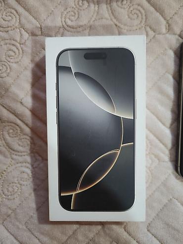 iphone max: IPhone 16 Pro, 256 GB, Natural Titanium, Barmaq izi, Face ID — 8