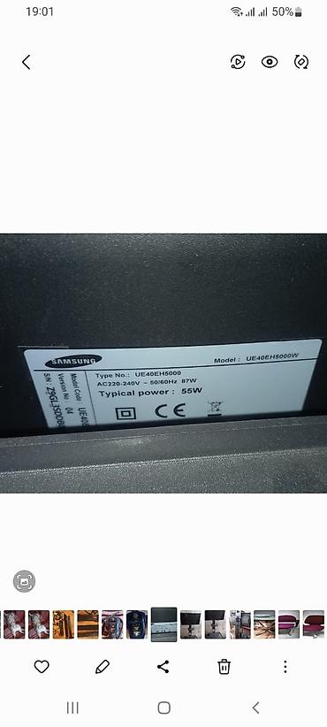 ТВ и видео: Samsung 40” LED televizor və təkərli TV altlığı satılır Samsung — 6