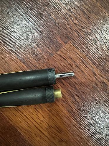 Бильярдные столы: Кий для бильярда с чехлом и аксессуарами - Кий двусоставной, тыльник — 6