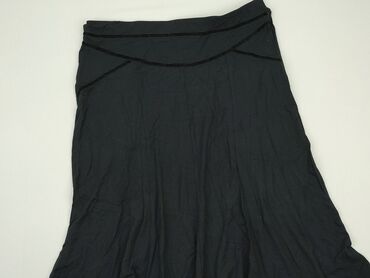 spódnice prążkowane czarne: Spódnica, 4XL, stan - Bardzo dobry