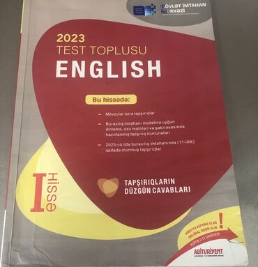 2 ci hisse ingilis dili pdf 2023: İngilis dili 1 ci hissə test toplusu