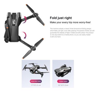 Dronovi: Dron Z908 sa dve kamere 4k i senzor za izbegavanje Cena 6990din - — 15