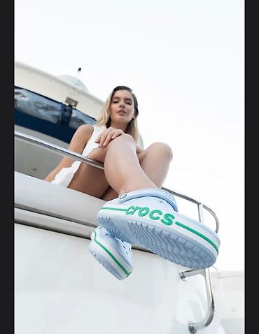 Босоножки, сандалии, шлепанцы: Мужские сандалии, 36, Crocs, Новый, цвет - Белый, Самовывоз, Бесплатная доставка, Платная доставка — 11