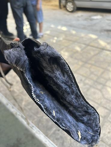 sükan: Qış üçün isti sükan örtüyü (əl isitmə üçün qolçaq tipli) - Material — 3