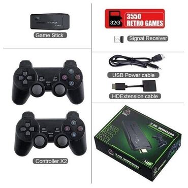 Ostale igre i konzole: 64G M8 4K Game Stick Mini konzola kutija Retro TV Video Game Console — 11