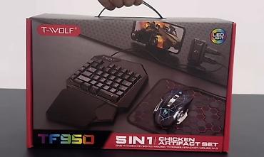 bluetooth gamepad: Mobil Oyun Klaviatura/Siçan Dəsti + Konverter+Cihaz holderi+Siçan — 2