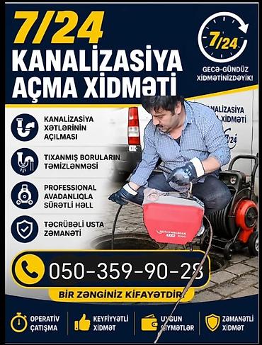 islenmis plastik qapi pencere: 7/24 Kanalizasiya Açma Xidməti - Kanalizasiya xətlərinin açılması - — 2