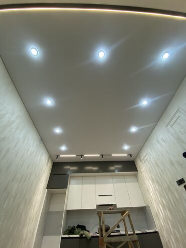 Натяжной потолок: Натяжной потолок Глянцевое, Матовое, 3D потолки Гарантия, Бесплатная консультация, Бесплатный замер — 6