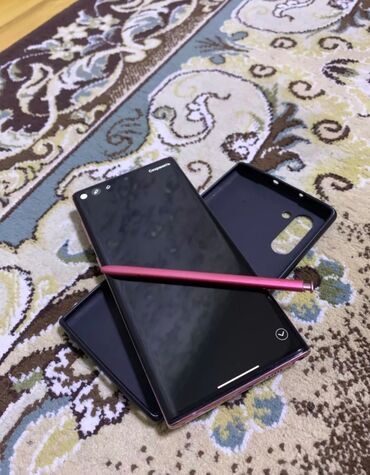 видио камеры: Samsung Note 10, Колдонулган, 256 ГБ, түсү - Кызгылт