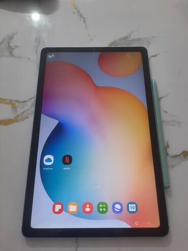 Планшеты: Планшет, Samsung, память 128 ГБ, 4G (LTE), Новый, Классический цвет - Голубой