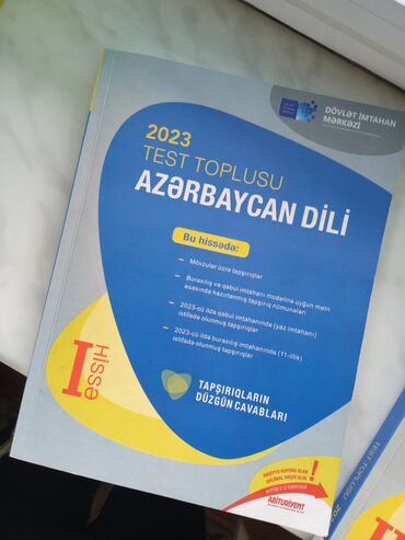 Kitablar, jurnallar, CD, DVD: Test toplusu işlənməyib təzə alınıb