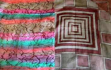 Marame: Marame hand made 100% Pure silk, UNIKAT. Cena za komad 1. Marama hand — 1