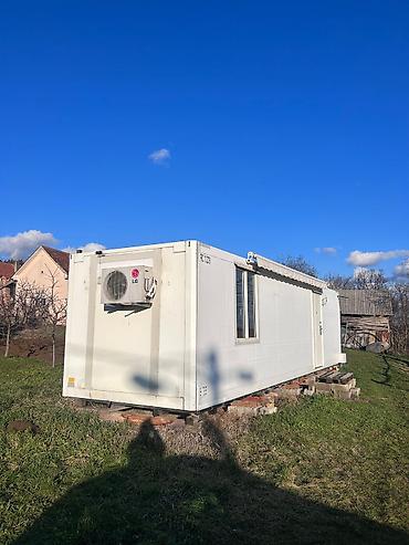 Kancelarija: Stambeni/kancelarijski kontejner – izolovan, dimenzije L 10,30 m x W — 17