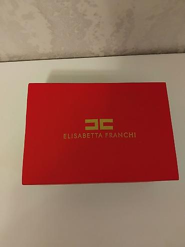jw pei: Elisabetta Franchi çiyin çantası - Rəng: dəniz mavisi - Material — 1