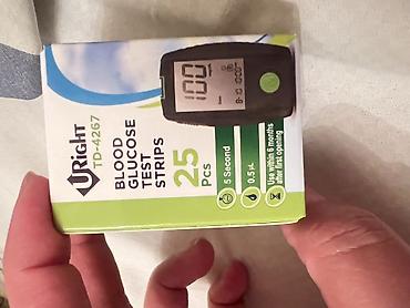 Qlükometrlər: URight TD-4267 qan qlükoza ölçümü üçün test zolaqları - Model — 1