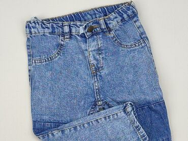 jeansy joggery: Spodnie jeansowe, So cute, 12-18 m, stan - Dobry