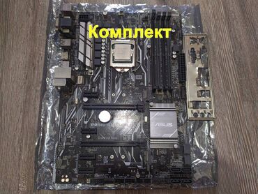 ноутбук core i5: Материнская плата, Б/у, Asus, LGA1151, ATX, Для ПК