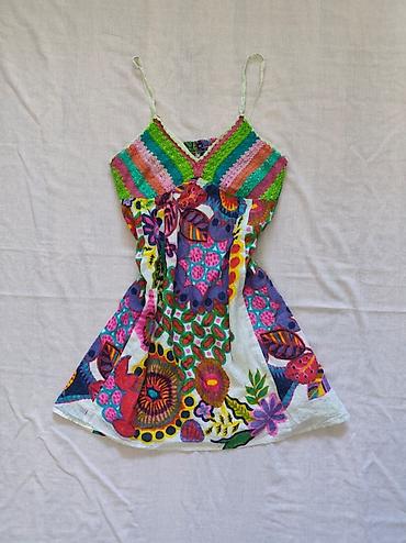 Desigual (2012) colorful floral print mini dress Price:65₼ Size:40 — 3