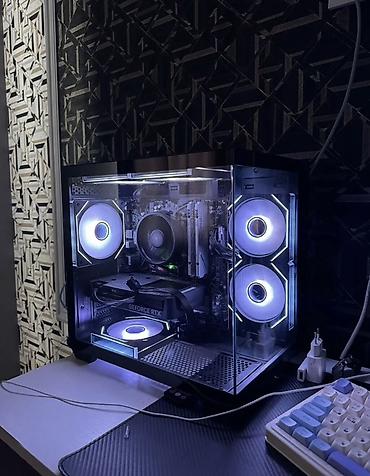 монитор 40: Компьютер, ядер - 8, ОЗУ 16 ГБ, Игровой, Б/у, AMD Ryzen 7, NVIDIA GeForce RTX 5060, SSD — 2