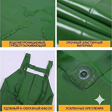 Спецодежда: Непромокаемый силиконовый фартук | водонепроницаемый рабочий фартук — 3