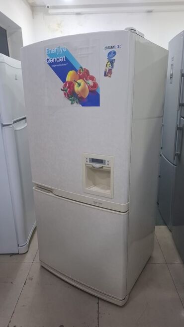 Paltaryuyan maşınlar: 2 qapılı Samsung Soyuducu Satılır, rəng - Ağ, Dispenserli