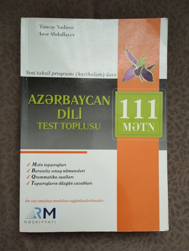 azeri rusca tercume: 111 mətn, Tuncay Nadirov Azər Abdullayev, Azərbaycan dili test toplus