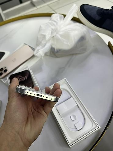 Уюлдук телефондор жана аксессуарлар: IPhone 16pro 128гб белый цвет коробка документ имеется АКБ 91% ничего — 5