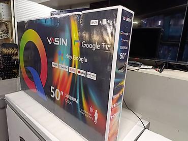 dvd video player: Телевизор YASIN 50Q90M 50" (126 см) с Google TV - Смарт-платформа — 5