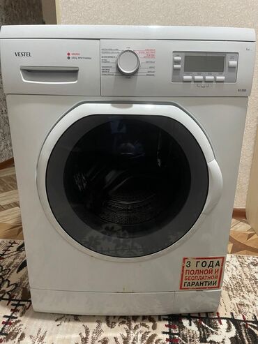Paltaryuyan maşınlar: Paltaryuyan maşın Vestel, 6 kq, Avtomat, Qurutmasız, Kredit yoxdur