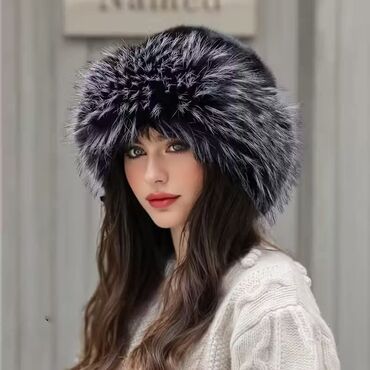 Kape: Ženska zimska krznena kapa – elegantan ruski stil - Model: duboka — 10