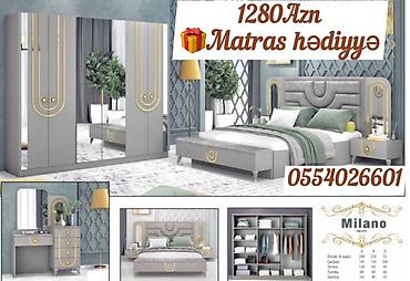 Yataq otağı dəstləri: İkinəfərlik çarpayı, Yeni -da lalafo.az — 41 Yataq otağı dəstləri: İkinəfərlik çarpayı, Yeni — 41