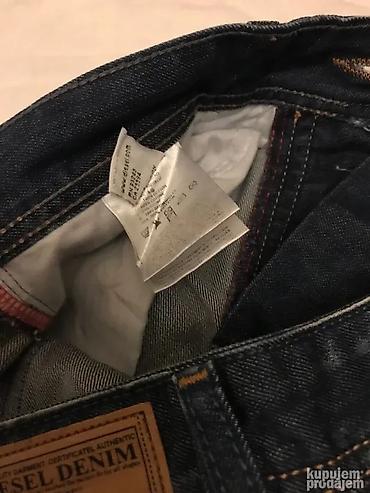 Farmerke: Original DIESEL farmerice 32/33 KAO NOVE 100% cotton Polustruk 44cm — 6