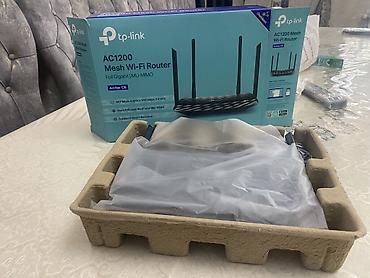 sntv internet sumqayit: TP-Link Archer C6 AC1200 Mesh Wi‑Fi Router - İkiz zolaq: 5 GHz-də 867 — 3