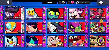 yuk ucun: Brawl Stars oyun hesabı – yüksək səviyyəli, tam dolu kontent - Kupa — 5