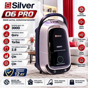 №: 228 Məhsulun adı: Tozsoran Silver SL-06PRO, 3000 Vt, Quru