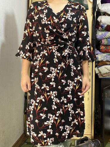 вечерние платья из италии: Күнүмдүк көйнөк, Made in KG, Жай, Кыска модель, 4XL (EU 48)