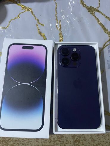 dji mini 3 pro цена: IPhone 14 Pro, Колдонулган, 256 ГБ, Deep Purple, Куту, 85 %