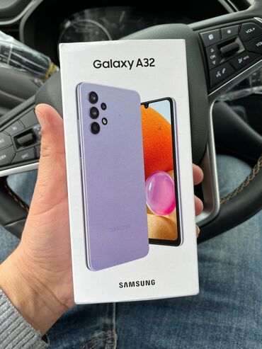 samsung u700: Samsung Galaxy A32, rəng - Bənövşəyi, İki sim kartlı