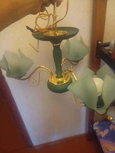 tavan işıqları: Çılçıraq, 3 lampa, Metal — 2